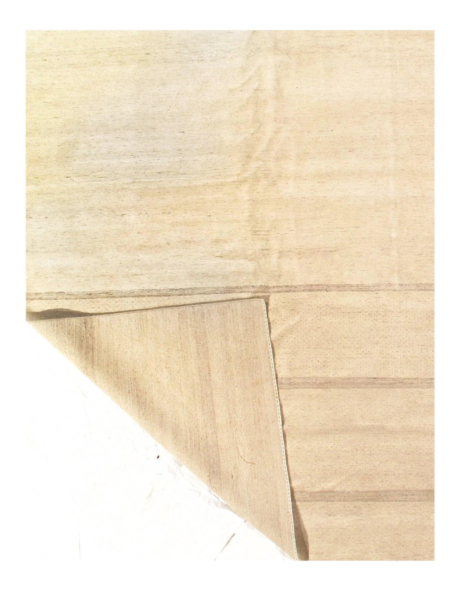 Canvello Ivory Fine Hand Knotted luribaft Gabbeh Rug - 12' X 18'